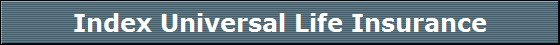 Index Universal Life Insurance
